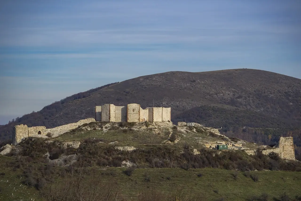 The conserved citadel of Novobërdë on its ridge